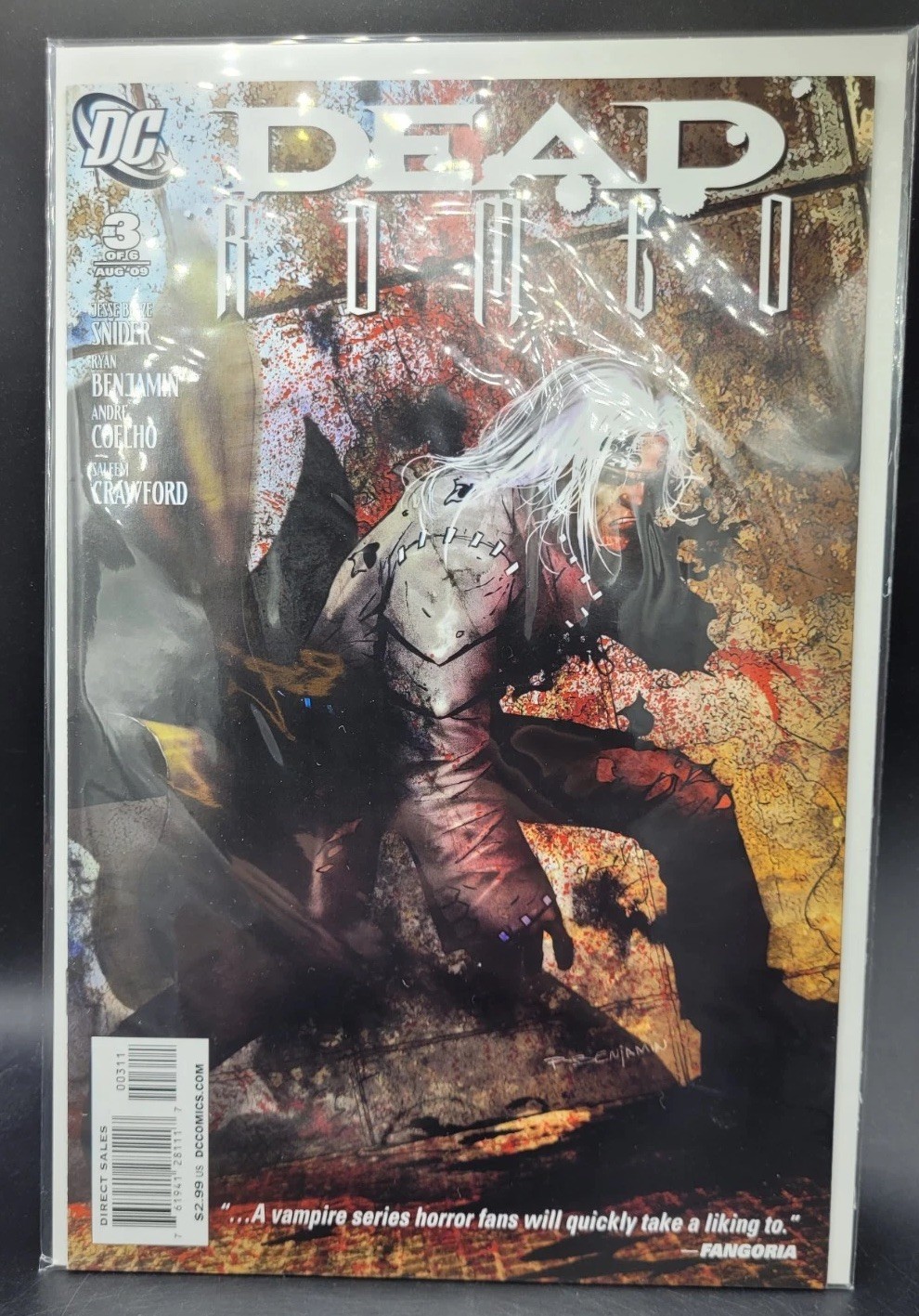Dead Romeo #3 DC Aug 2009 Jesse Blaze Snider Ryan Benjamin High Grade
