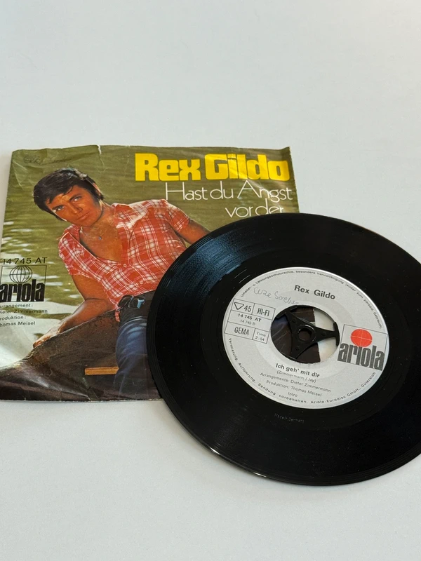 Rex Gildo – Hast du Angst vor der Liebe / Ich geh' mit dir (7" Vinyl Single, 1970)