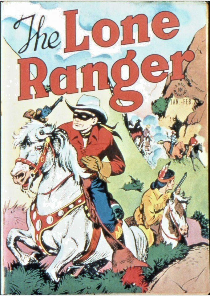 Collezione LONE RANGER COMICS 247 numero a scelta in CBR su unità flash USB