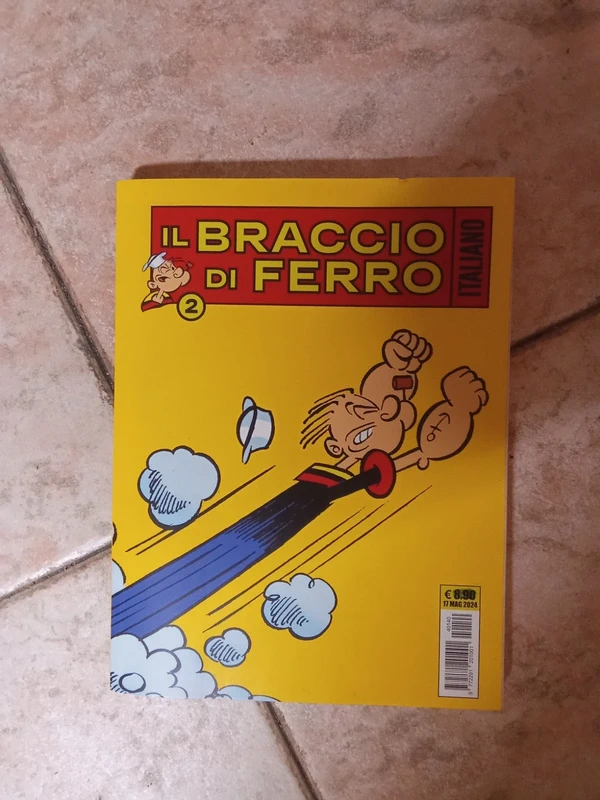 Giornale fumetti braccio di ferro