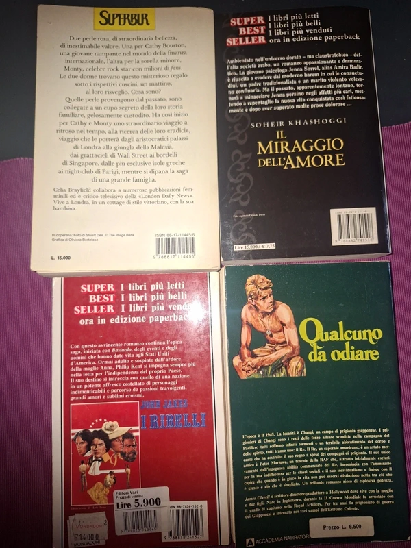 Quattro romanzi tra saghe epiche e storie sentimentali