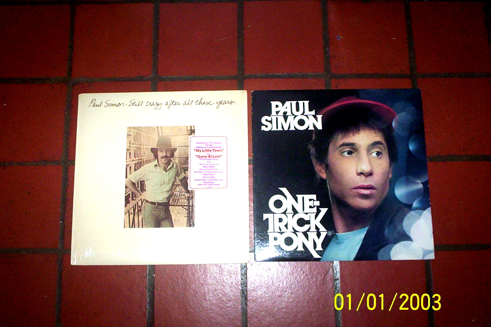 PAUL SIMON ( 2 ) VINYL LP lot: 1975 STILL CRAZY / 1980 ONE TRICK PONY vg++