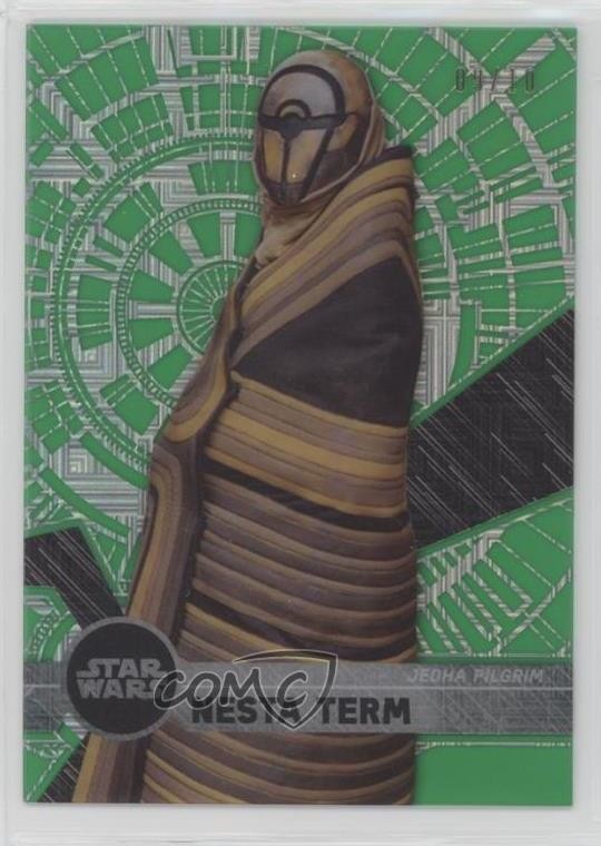 2017 Star Wars High Tek Pattern 1 Green Cube Diffractor 9/10 Nesta Term #93 07qw