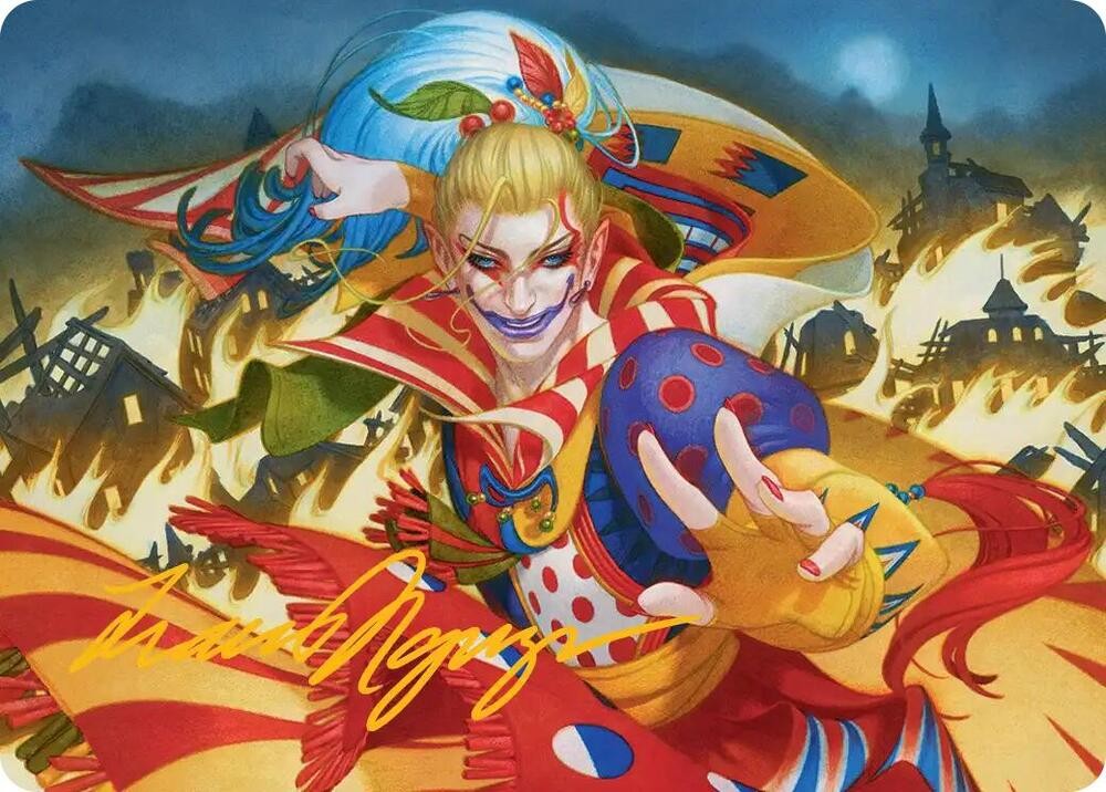 Carta Ruinous Ultimatum Art (firma timbrata oro) 33 serie artistica: FINAL FANTASY