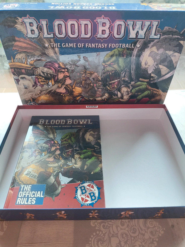 Blood Bowl Rulebook + Box + Quick Reference