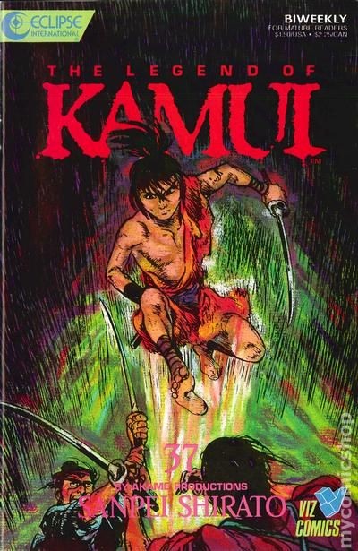 Leggenda di Kamui #37 FN+ 6.5 1988 Immagine Stock