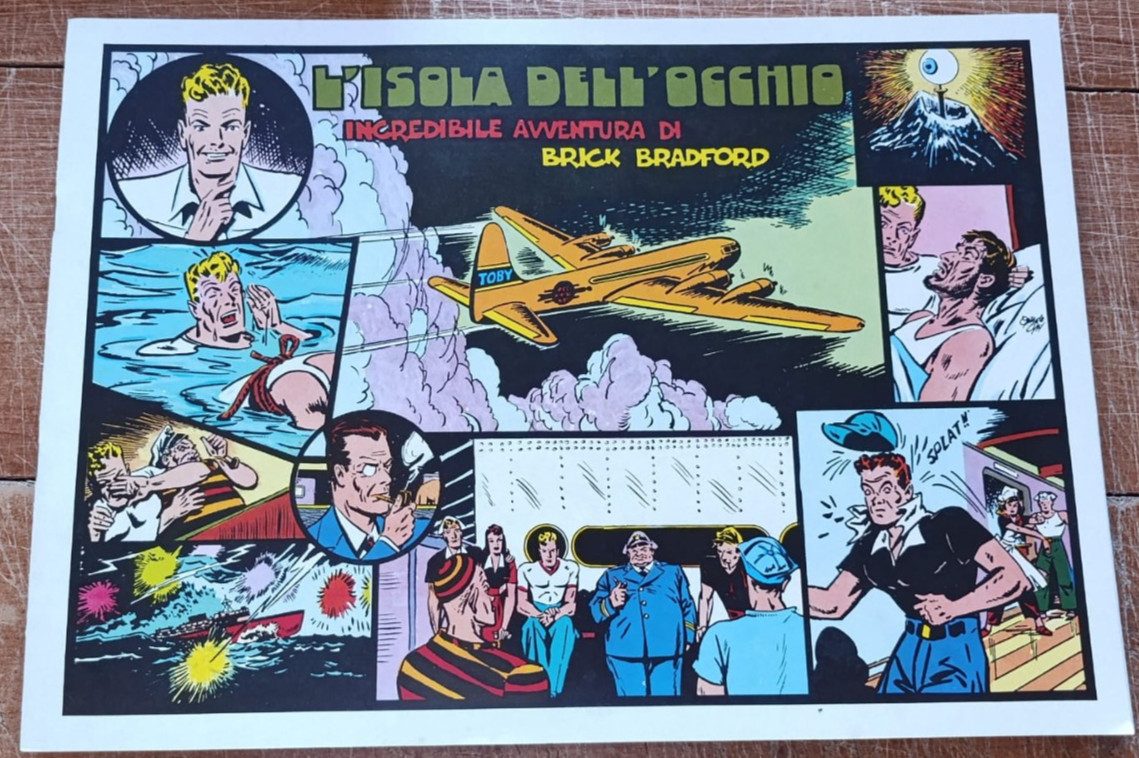 BRICK BRADFORD club anni 30 (L'isola dell'occhio)