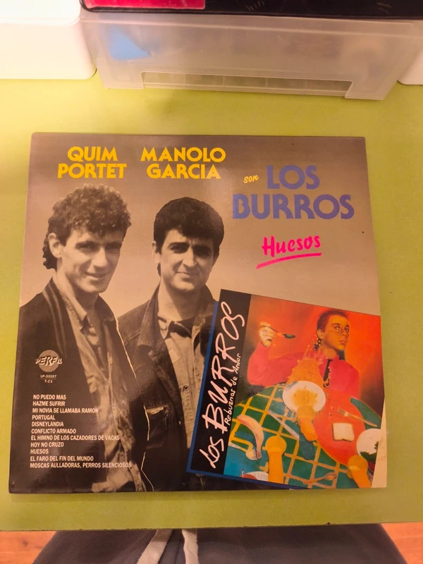 Vinilo LP Los Burros - Rebuznos de Amor (1983) Original Manolo García