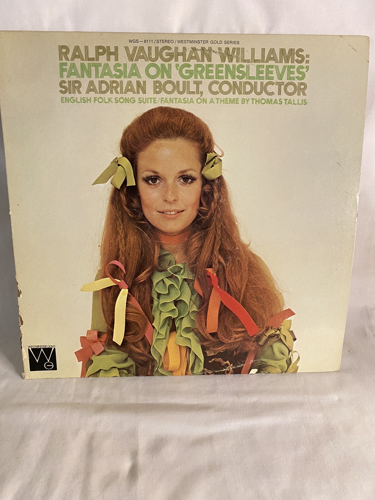 RALPH VAUGHAN WILLIAMS Fantasia on Greensleeves SIR ADRIAN BOULT LP M- / VG+