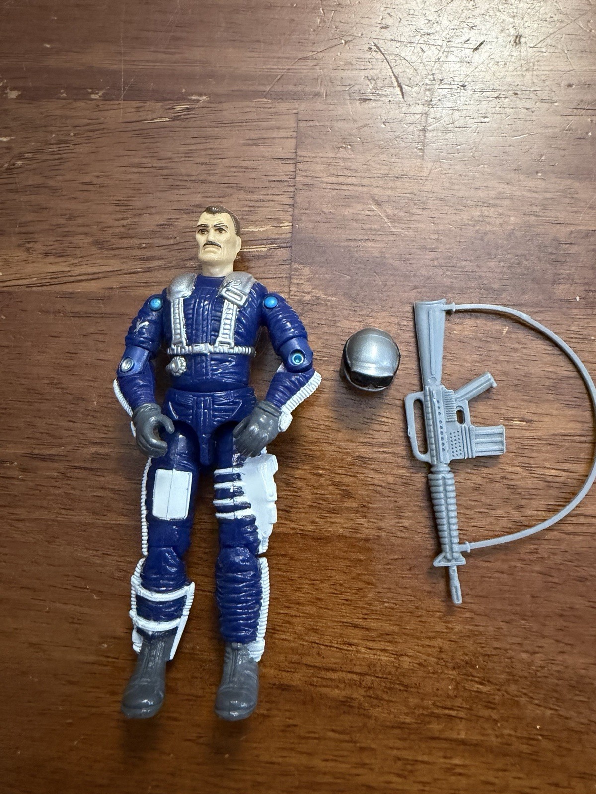 GI Joe Skydive V1 Action Figure Sky Patrol Leader Hasbro 1990 Not Complete