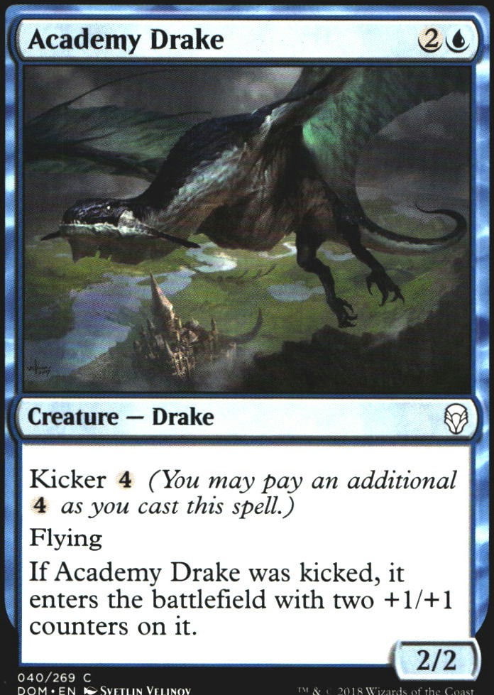 Academy Drake 40 Dominaria C quasi nuovo Magic: The Gathering