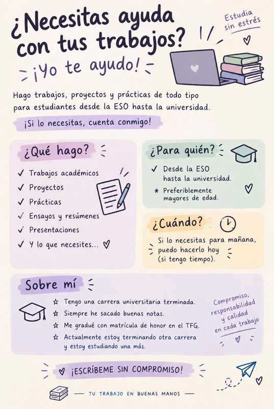 tareas, proyectos, trabajos