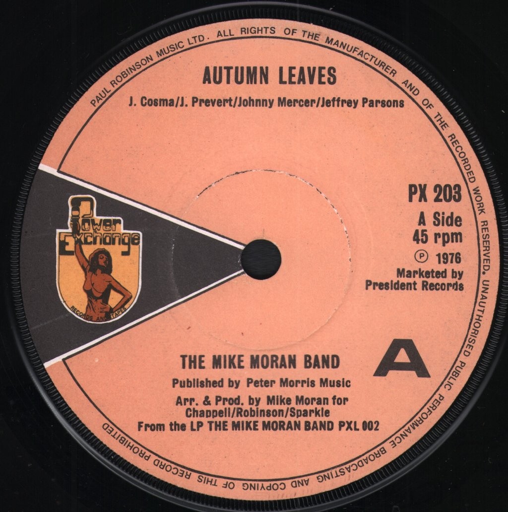 Mike Moran Band Foglie D'Autunno 7" Vinile UK Power Exchange 1976 - In Generico