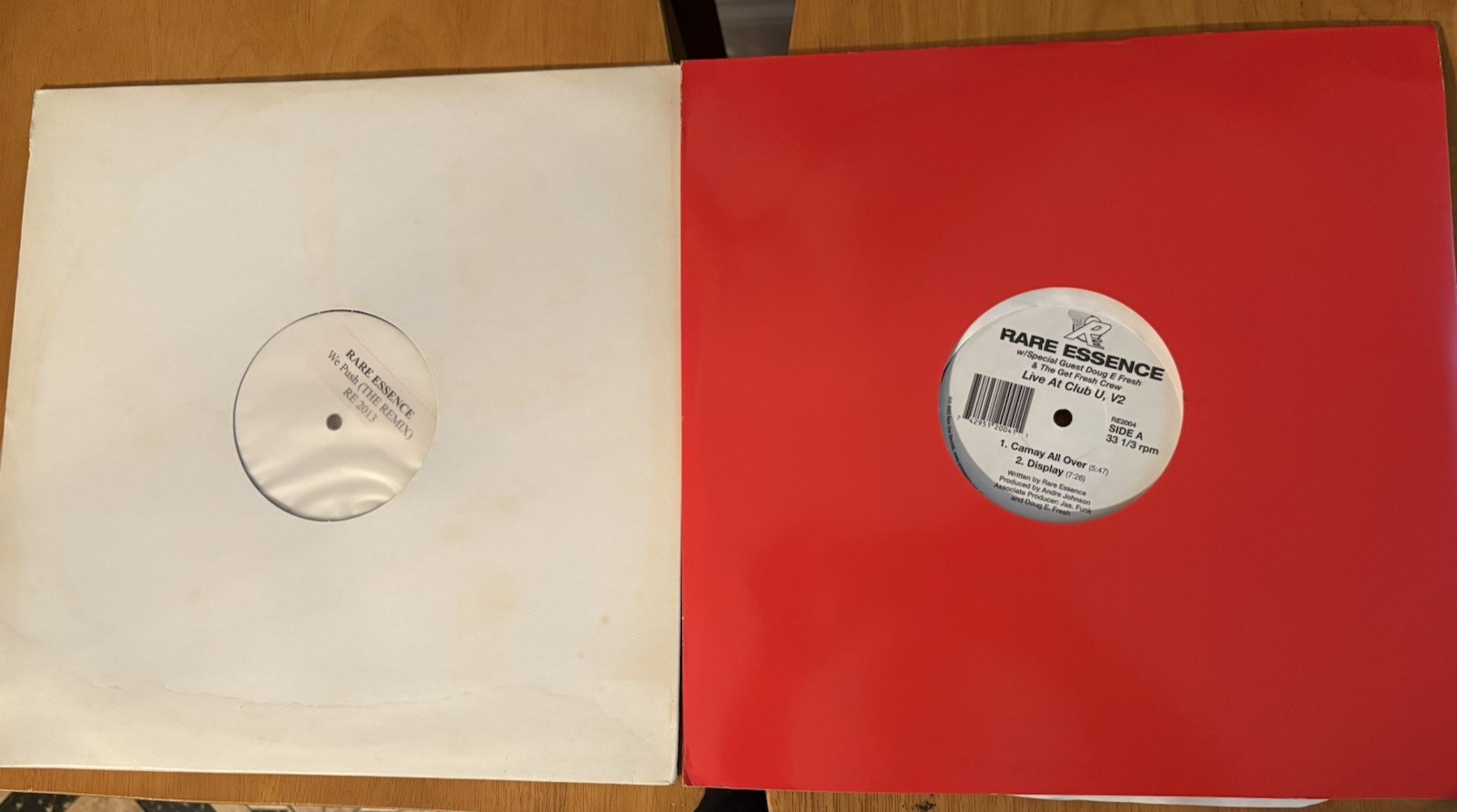 RARE ESSENCE VINYL LOT ~ LIVE AT CLUB U VOL,2 + WE PUSH THE REMIX