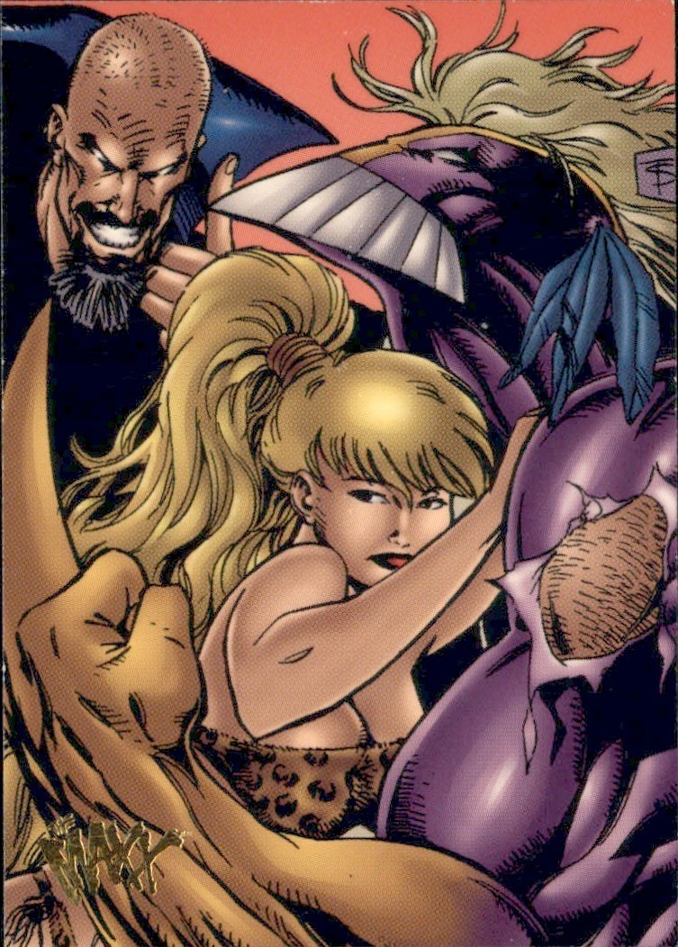 1996 Wildstorm The Maxx - Biglietto fumetto Terry Shoemaker Dr. Gone Jungle Queen #39