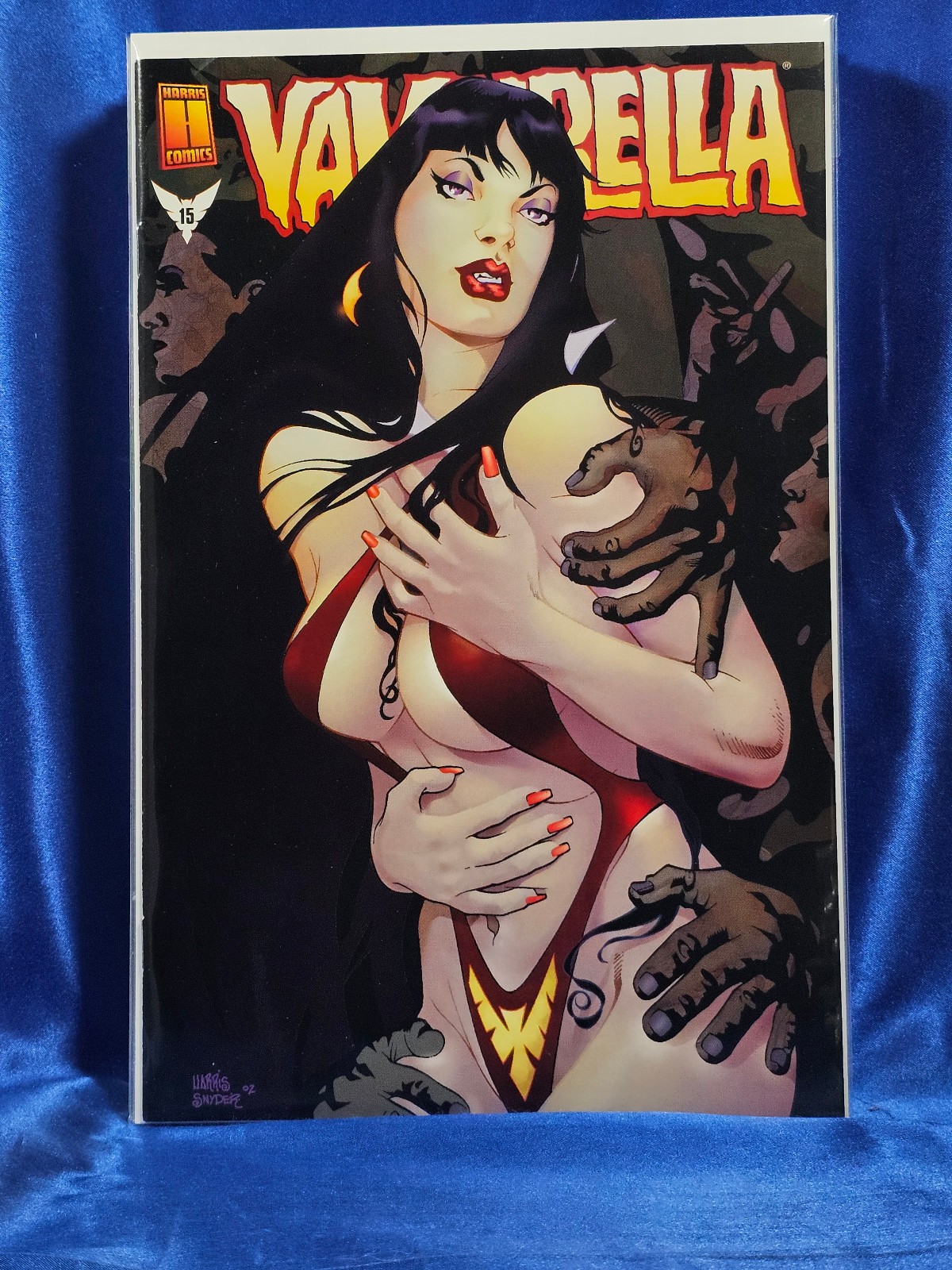 Vampirella 15 VF+ 8.5 Variante EDIZIONE LIMITATA Tony HARRIS Vol 4 Harris Comics