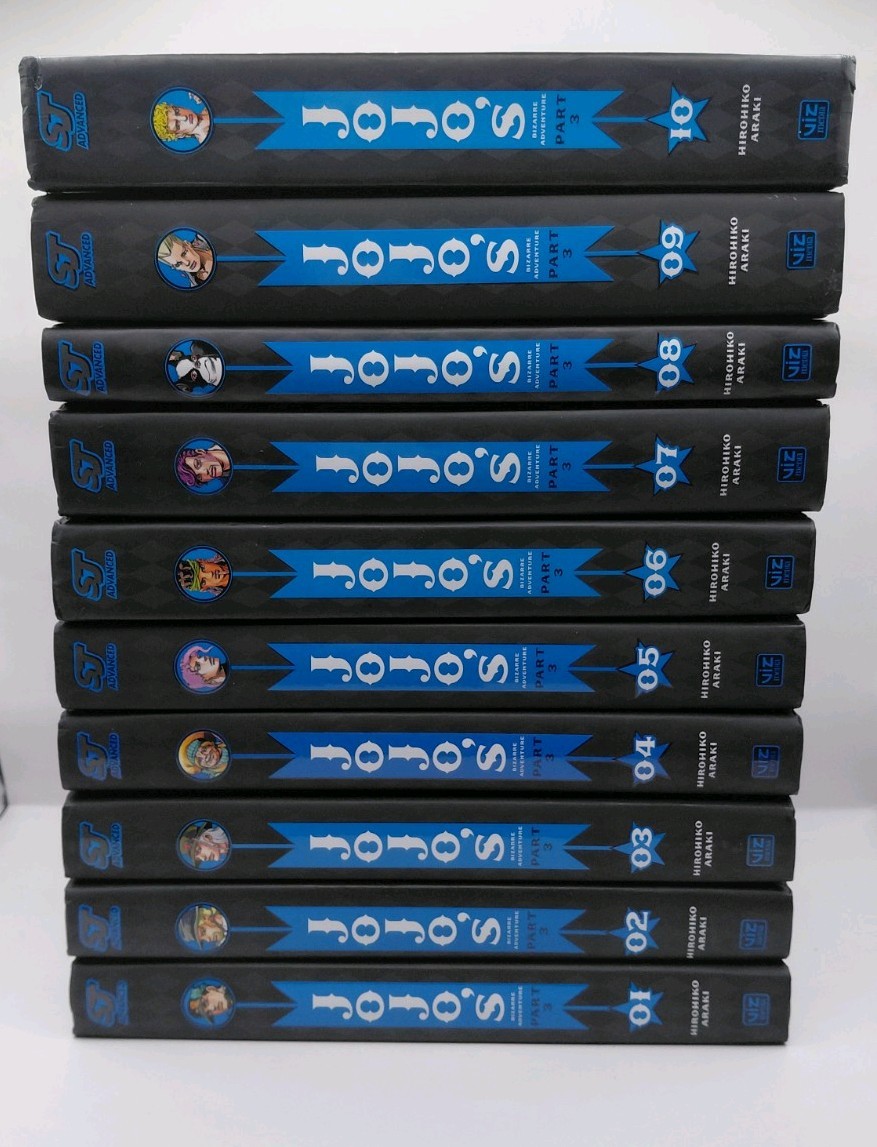 Jojo's Bizarre Adventure Part 3 Stardust Crusaders Complete Set Volumes 1-10