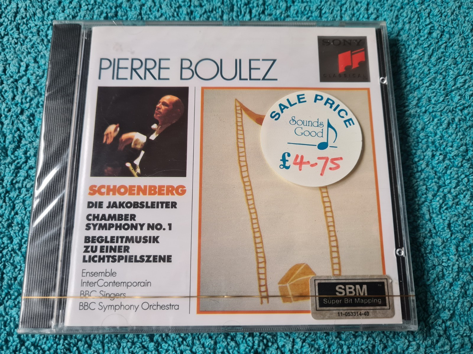 Schoenberg, Die Jakobsleiter, Chamber Symphony No. 1, Pierre Boulez, CD, sealed