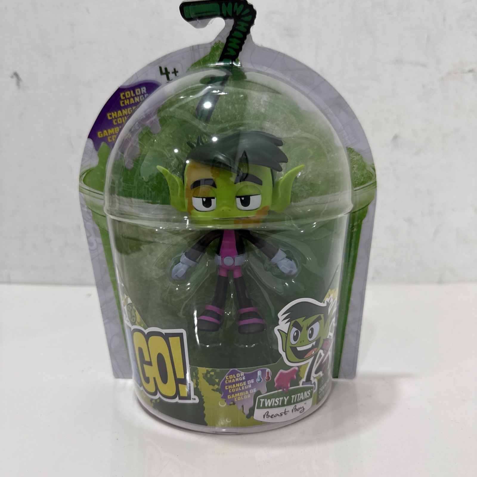Spin Master DC Teen Titans Vai! Modellino Beast Boy Twisty Titans cambio colore