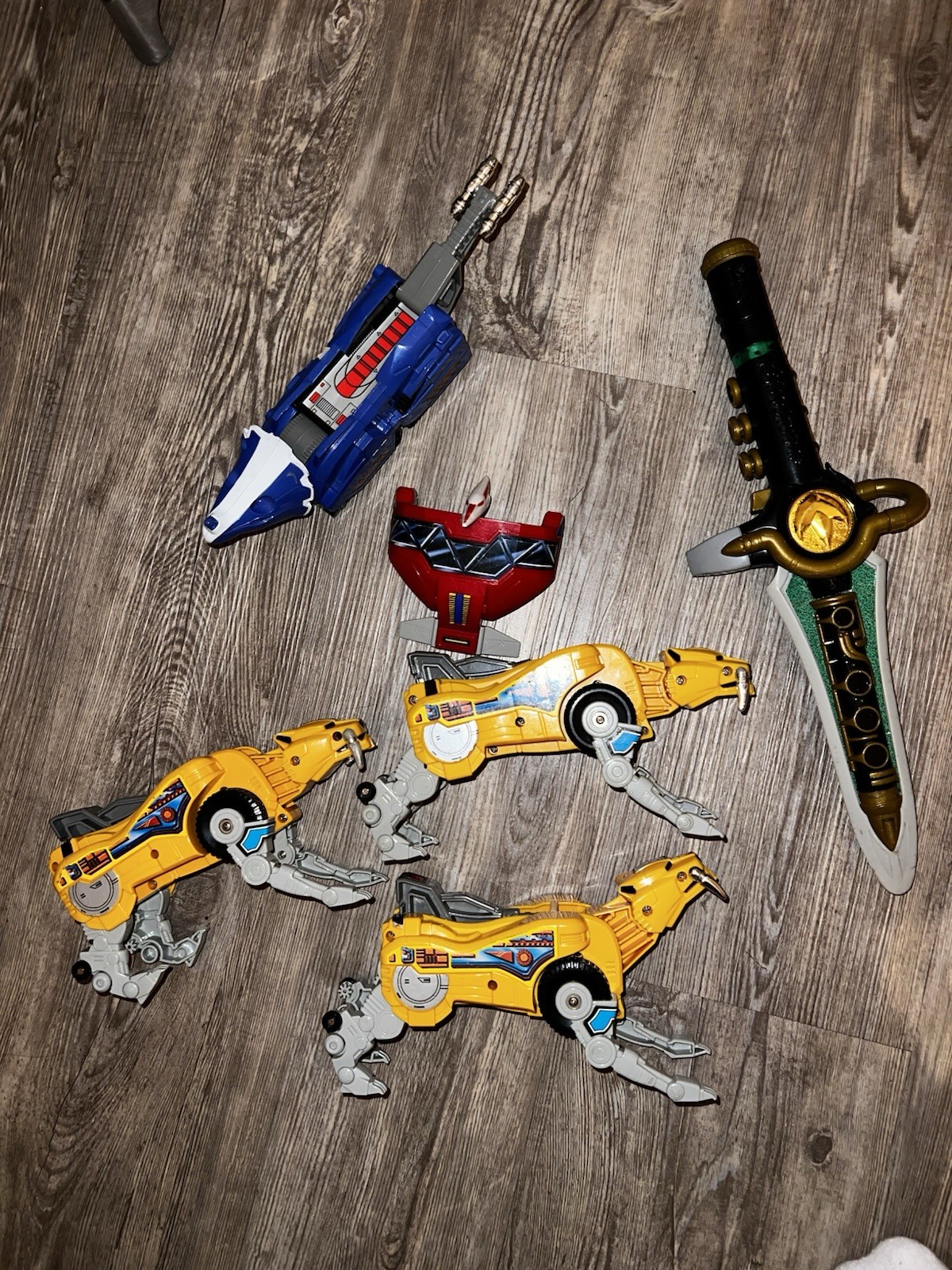 MMPR Dinozords Bandai vintage Dinozords / Megazord e Pugnale