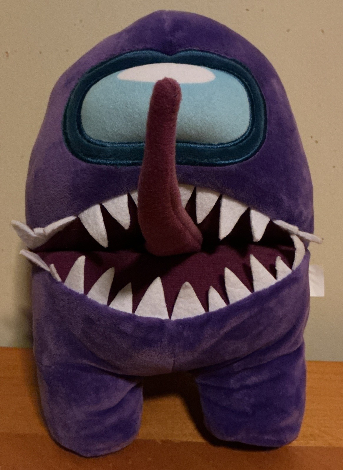 AMONG US 10" Premium Viola Imposter Peluche Lingua Pieghevole Fandom Gaming