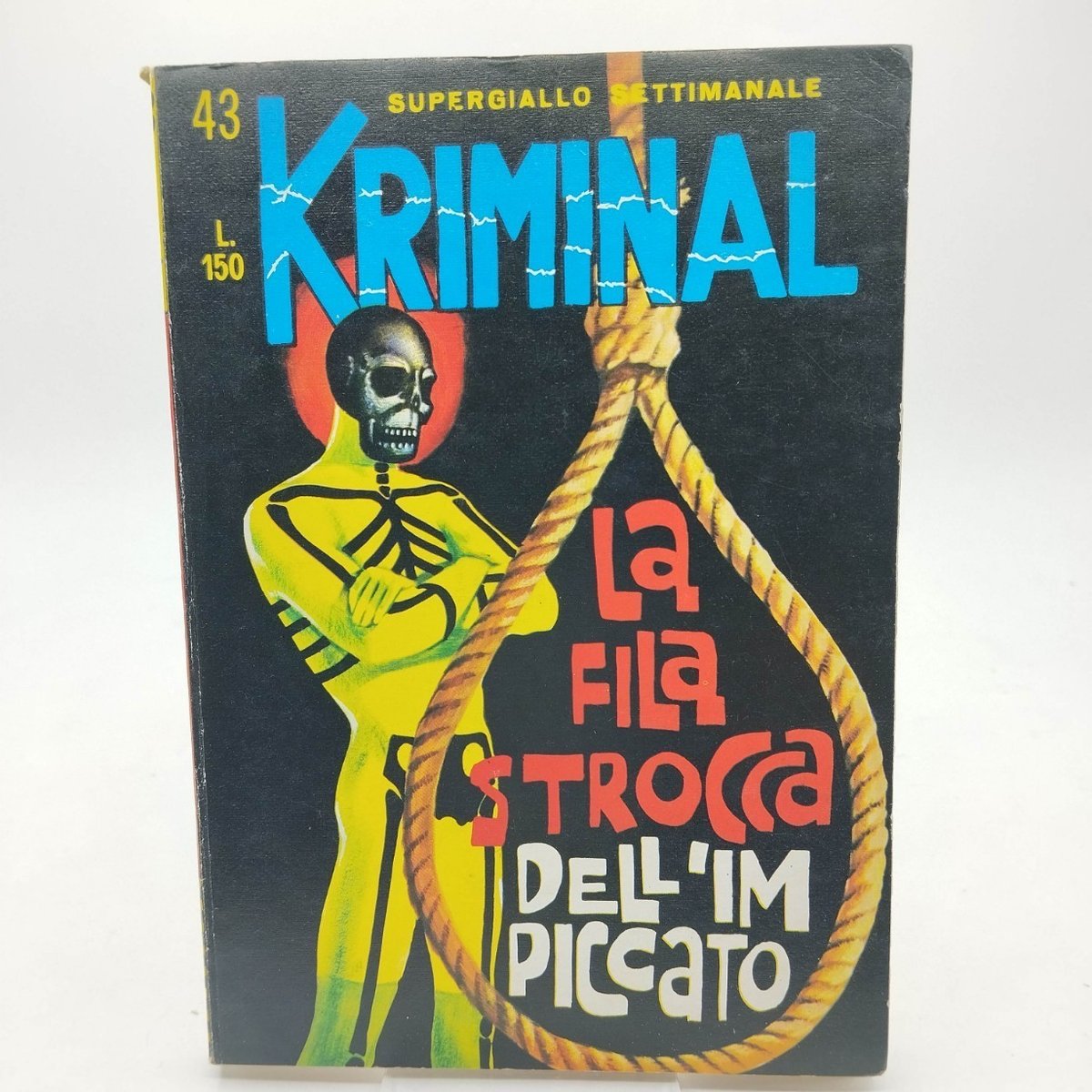 KRIMINAL N. 43  OTTIMO  EDICOL A  AUT. 6636  ED. CORNO APR. 1966 [ST][UFF-32-43]