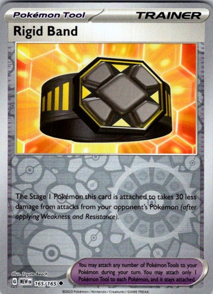 Pokemon SV: Scarlet & Violet 151 Rigid Band 165/165 NM Reverse Holofoil