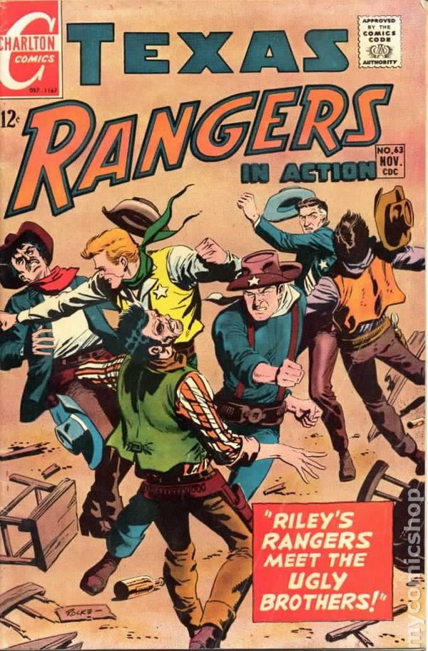 Texas Rangers in azione #63 VG+ 4.5 1967 immagine stock basso grado