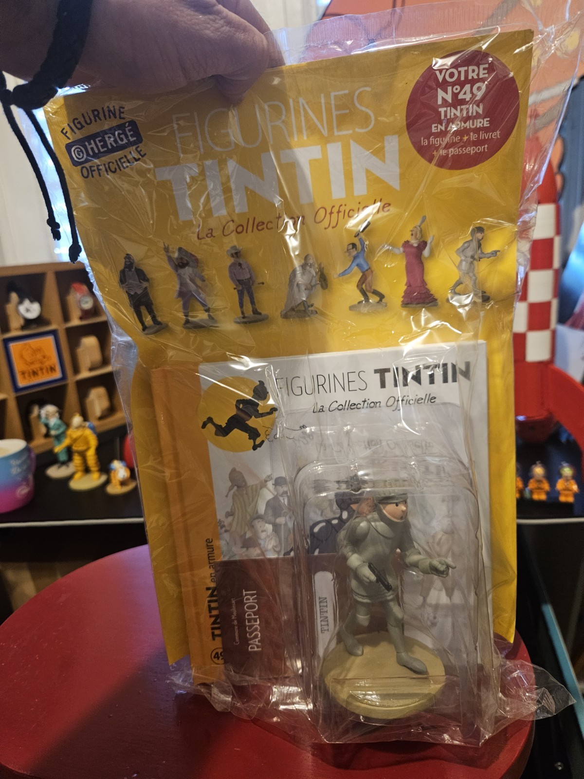 figurine Tintin Kuifje Collection Officielle Tintin En Armure 