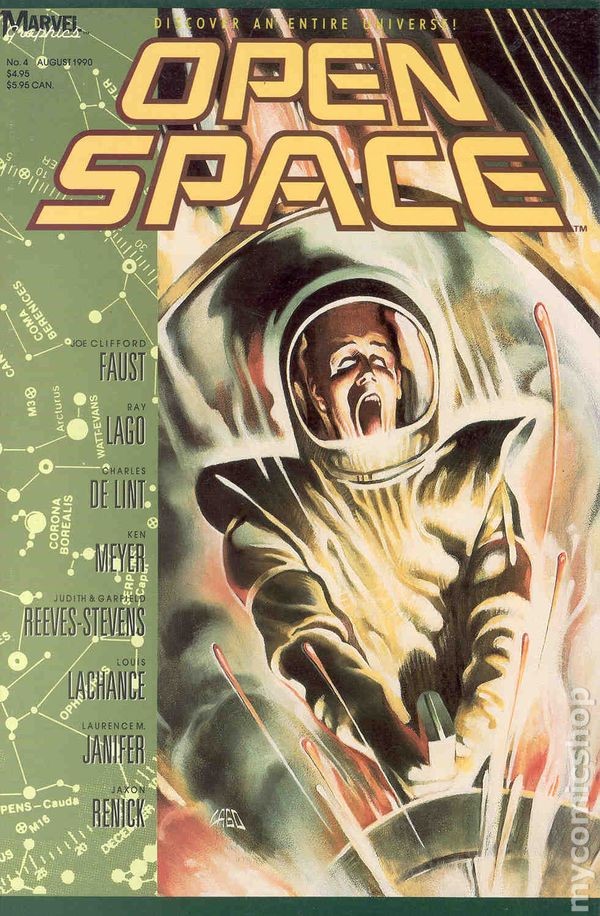 Open Space #4 VG 1990 immagine stock basso grado
