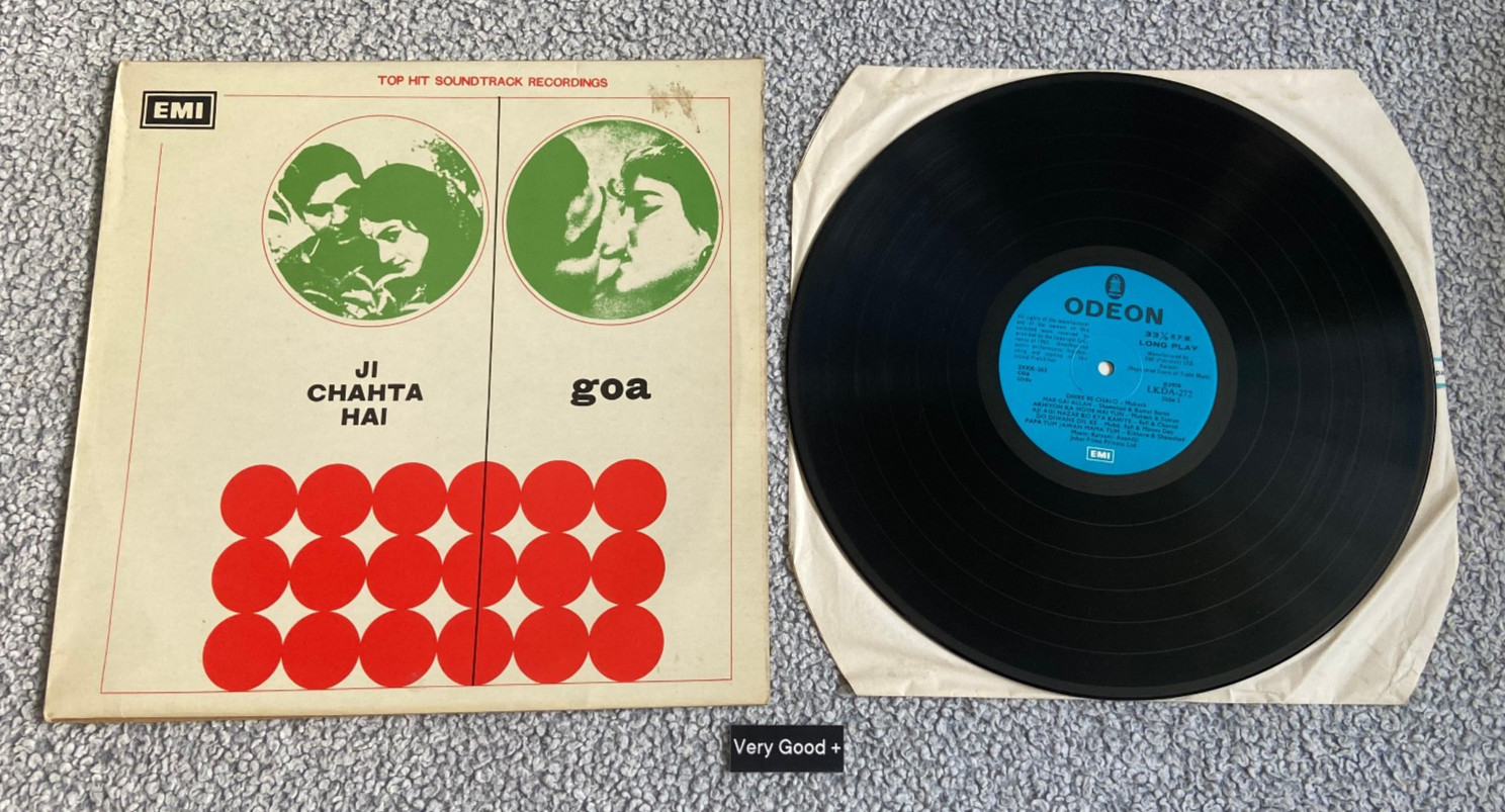 Kalyanji Anandji – Ji Chahta Hai / Goa - 12" Vinyl - LKDA-272 - Very Good+