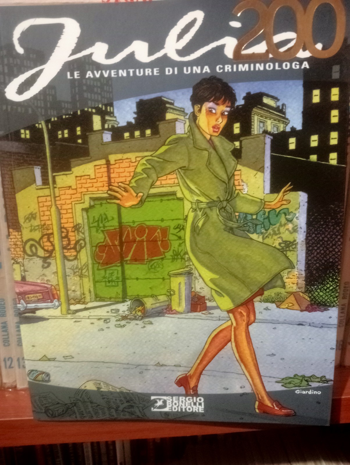 JULIA LE AVVENTURE DI UNA CRIMINOLOGA n° 200 VARIANT COVER GIARDINO VITTORIO 