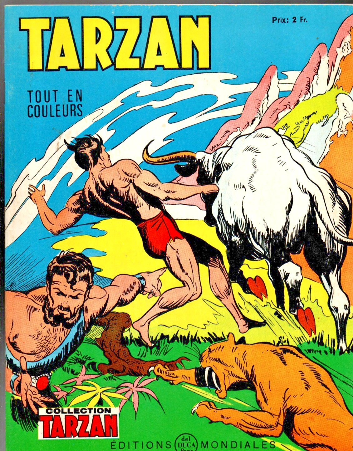 TARZAN Tout en couleurs n°38. Editions Mondiales  1969. Etat neuf