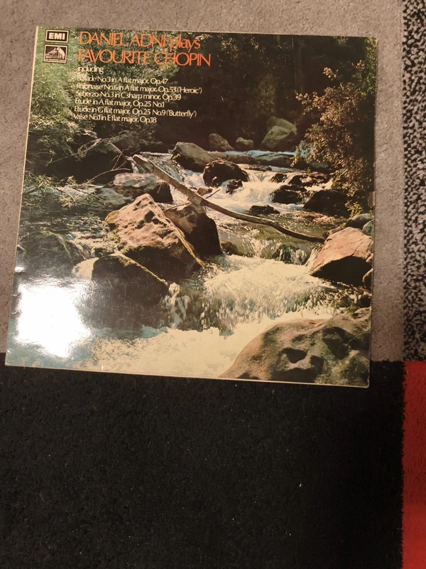 Daniel Adni plays Favourite Chopin – Vinyl LP 1971 – Hmv  Emi Hqs 1251
