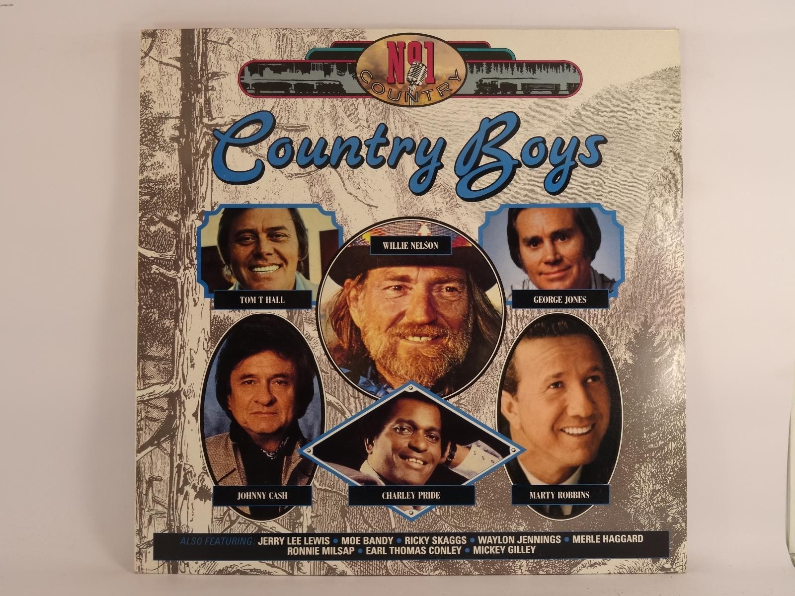 JOHNNY CASH / JERRY LEE LEWIS COUNTRY BOYS (331) 14 Track LP including Picture S