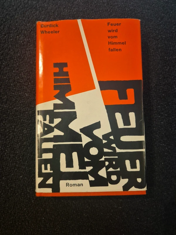 Buch Feuer wird vom Himmel fallen Eugene Burdick Fail-Safe Hardcover