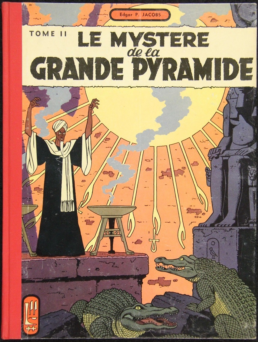 EP JACOBS LE MYSTÊRE DE LA GRANDE PYRAMIDE tome 2 EO Lombard 1955 + pt TINTIN