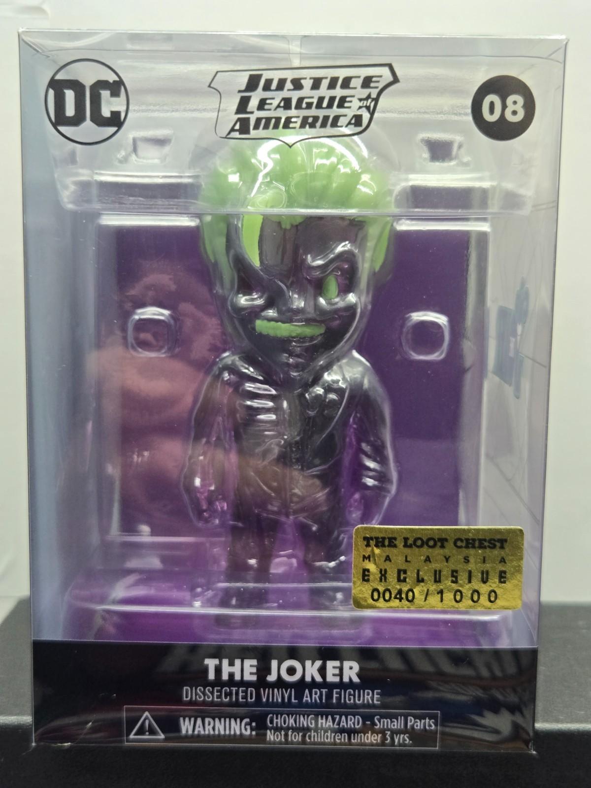 Mighty Jaxx XXRAY DC The Joker Vinyl Figure Loot Chest Malesia 401000