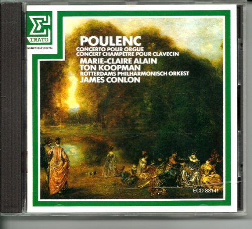 MARIE-CLAIRE ALAIN - Poulenc - Concerto Pour Orgue; Concert Champetre Pour - CD