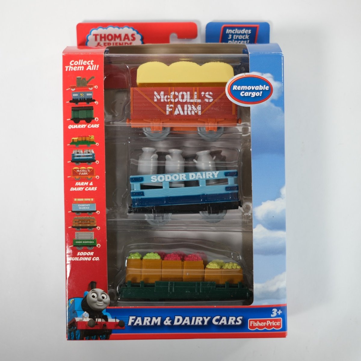 Thomas & Friends TrackMaster Farm & Dairy Cars 3-Pack NEW