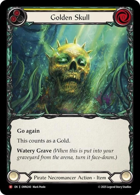 Flesh and Blood - Golden Skull (Yellow) (OMN240)