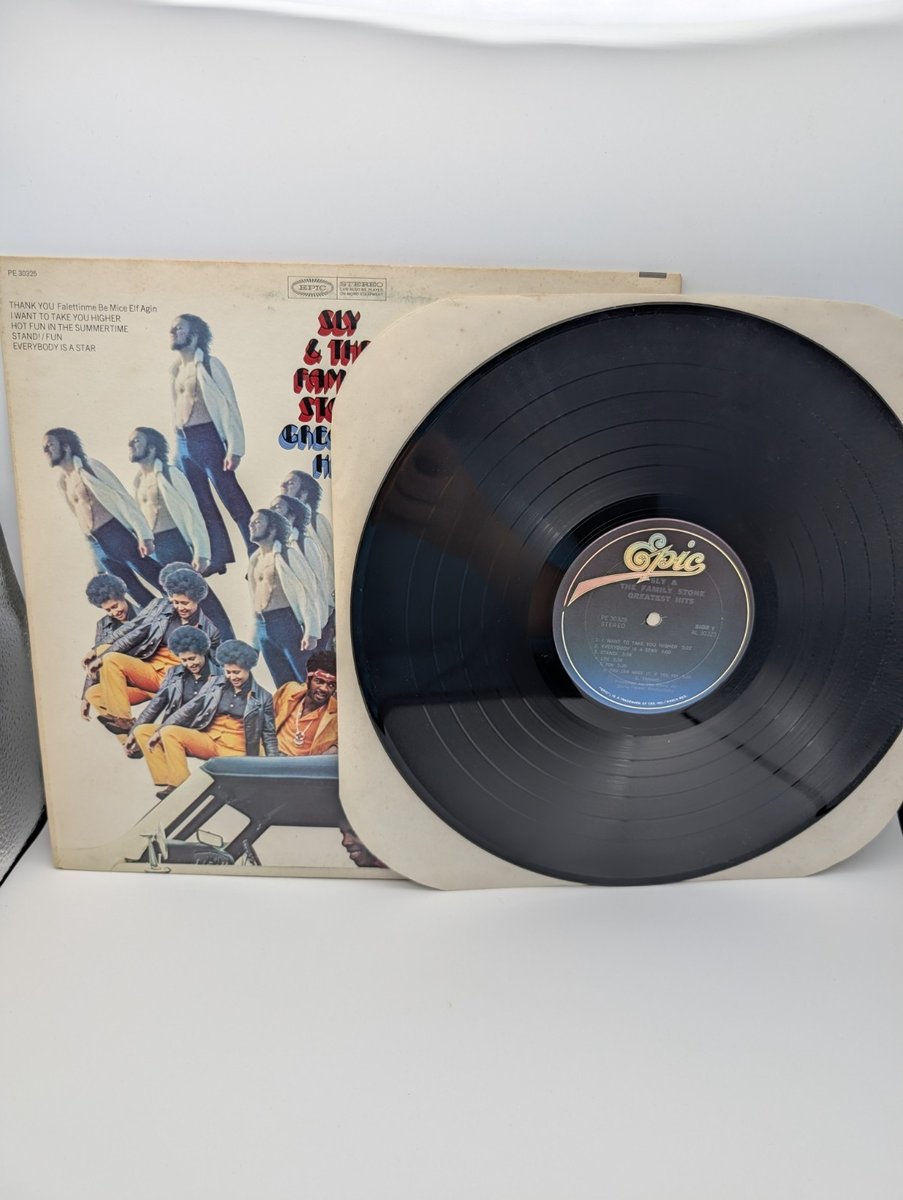 Sly and the Family Stone Greatest Hits Album Vinyl LP Epic Records PE 30325