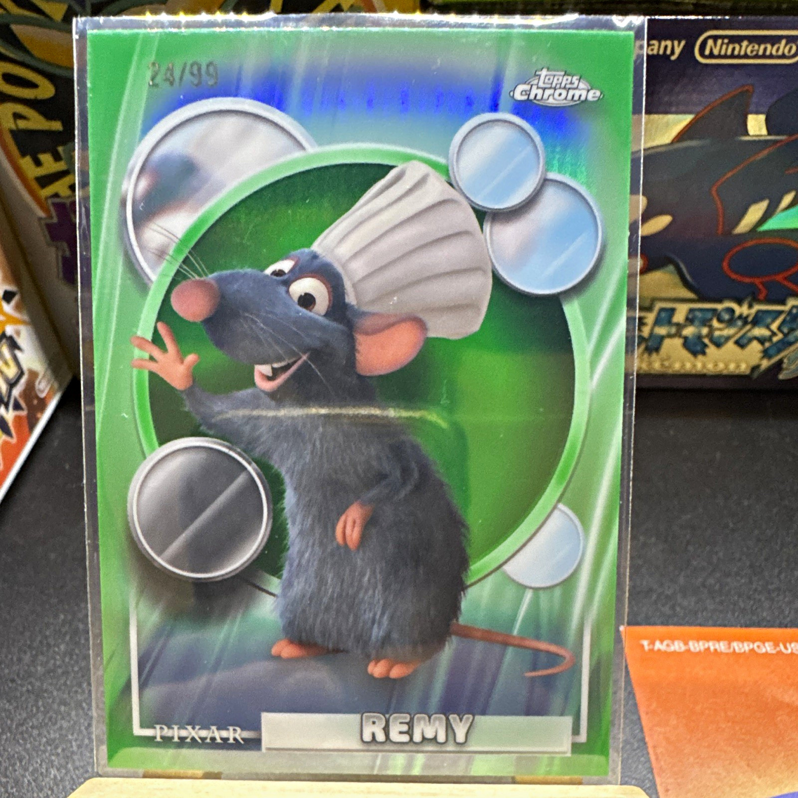 Topps 2026 Topps Chrome Disney Pixar Ratatouille Remy #47 serie 24/99