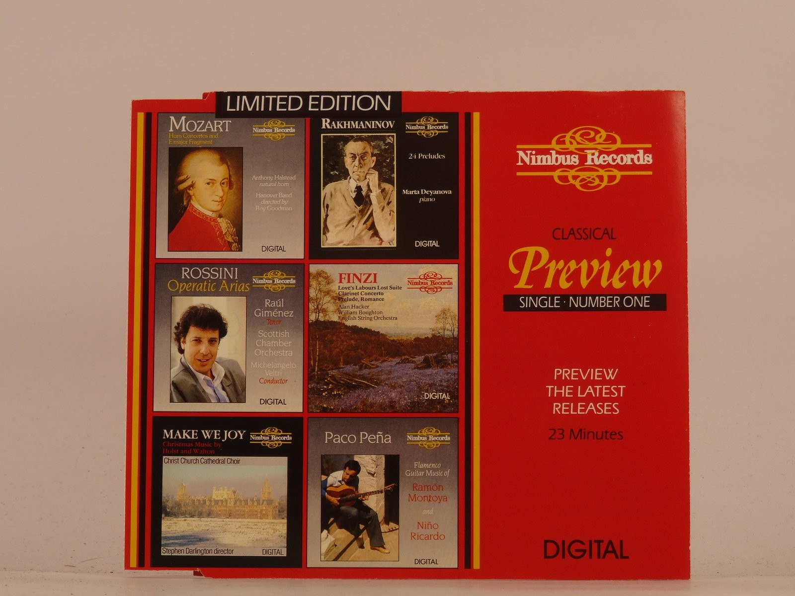 VARIOUS ARTISTS ROS SINI / PENSA, PENSA (150) 6 Track Promo CD Album including P