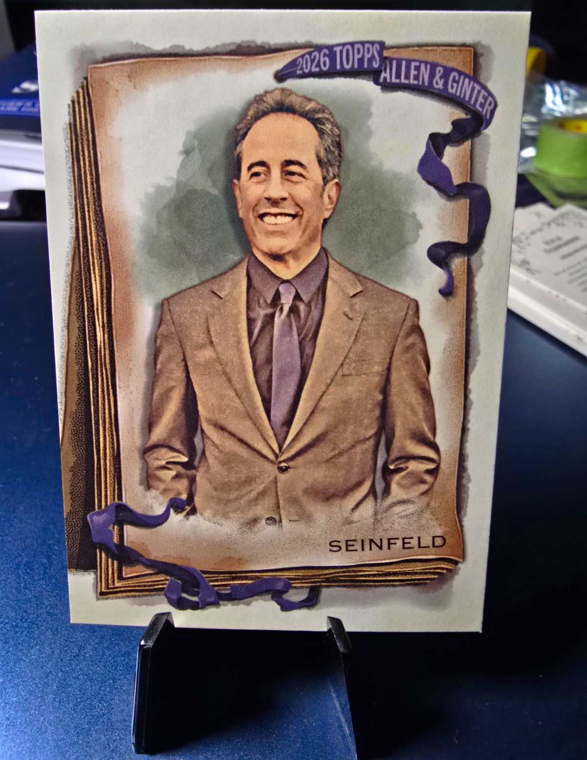 Carta Topps 2026 Allen & Ginter I Campioni del Mondo #194 Jerry Seinfeld