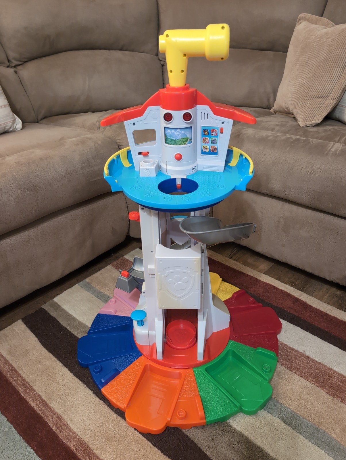 RARO RITIRATO Paw Patrol My Size Torre di avvistamento SOLO senza cuccioli/auto *TESTATO* VIDEO
