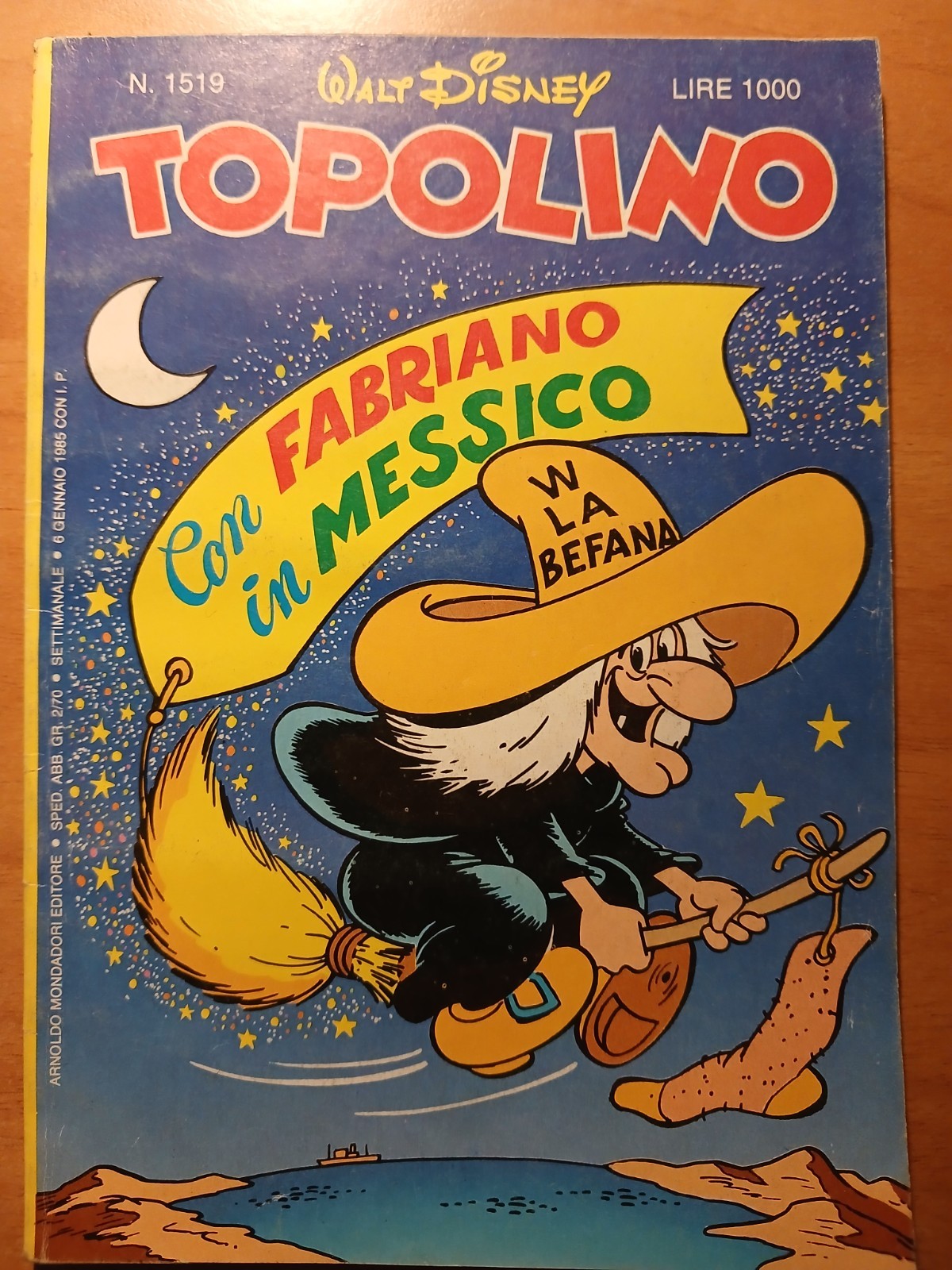 Topolino nr.1519 (edizioni Mondadori,1985)