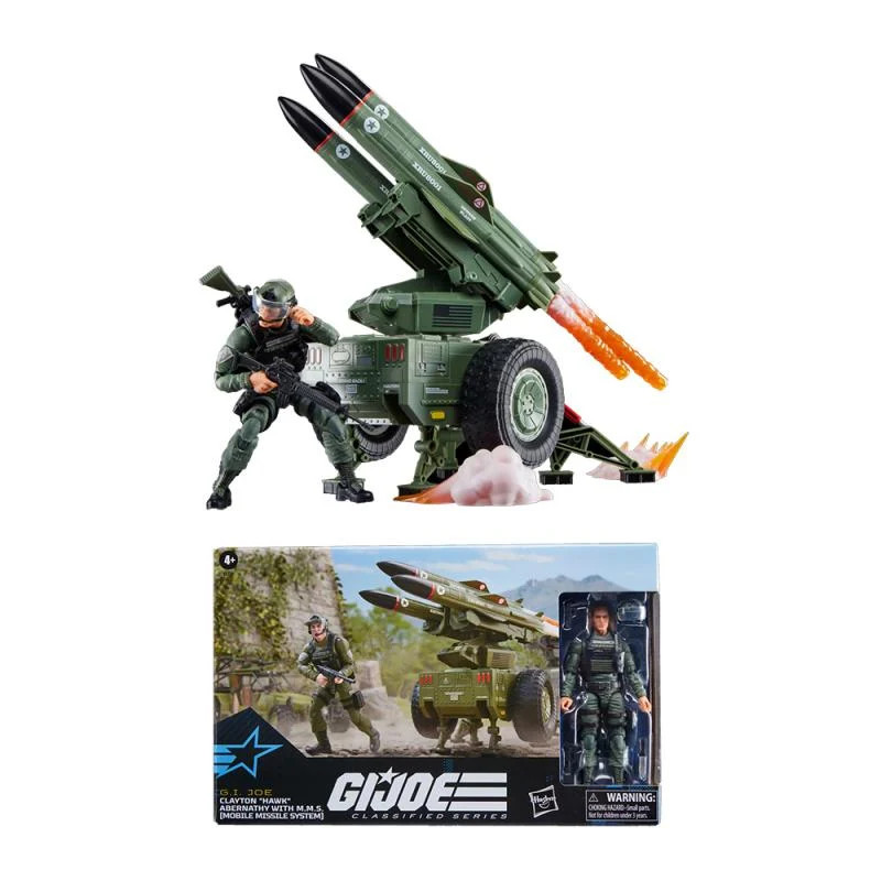 G.I. Joe Classified Clayton "Hawk" Abernathy w/ Mobile Missile System 6" Figure