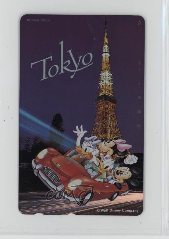 1990 NTT Miscellaneous Phone Cards Donald Duck Daisy Mickey Mouse Minnie 07yc