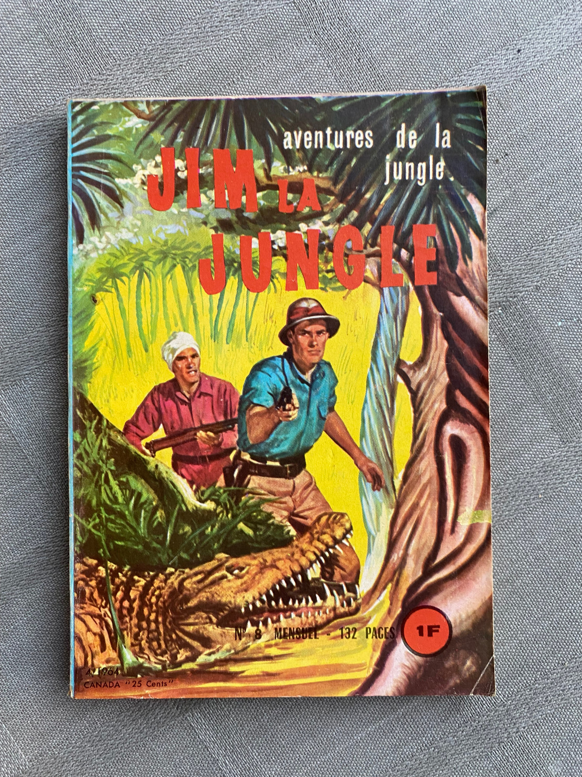 Jim La Jungle N°8 Il Rajah Smascherato Edi-Europ 1964 In Buone Condizioni